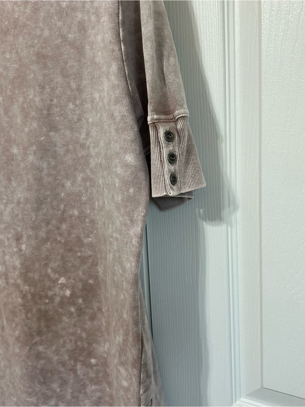 Jane & Delancey Zadig & Voltaire Dusty Pink Mineral-Wash Sweatshirt Sz M - Picture 7 of 10